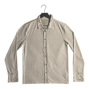 Men’s Vuori Knit Twill Long Sleeve Button Down Shirt